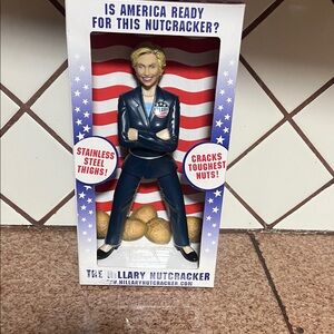 Hillary Nutcracker with Blue Suit